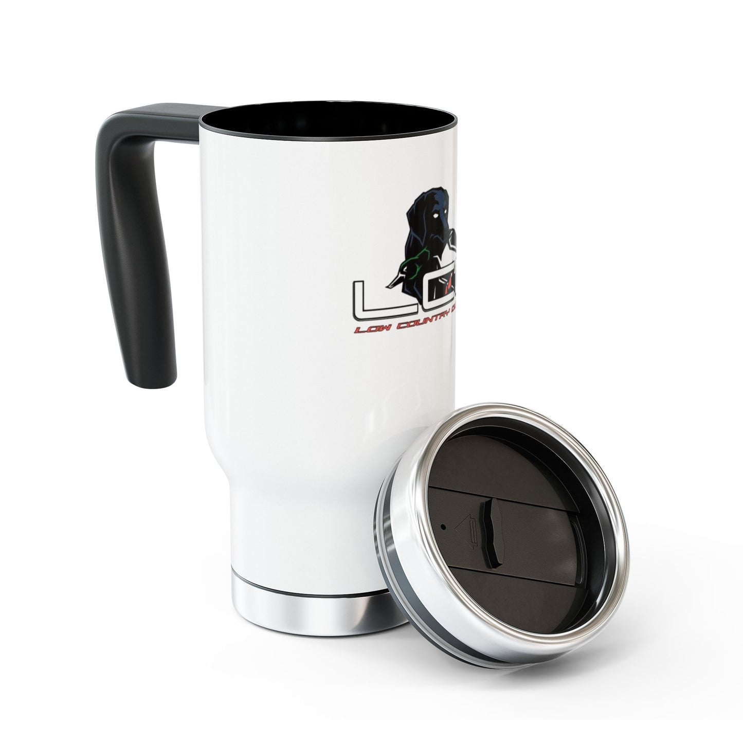 Low Country Outlaws Travel Mug - 14oz Stainless Steel with Handle